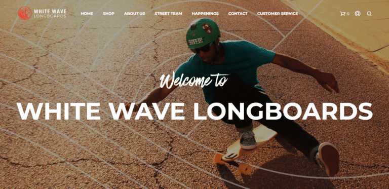 White Wave Longboards